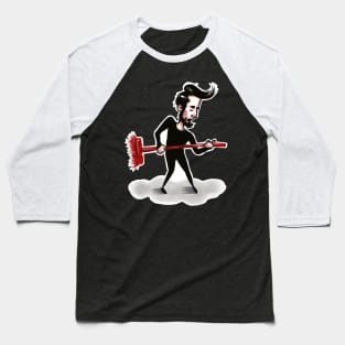 man playing on mop Baseball T-Shirt